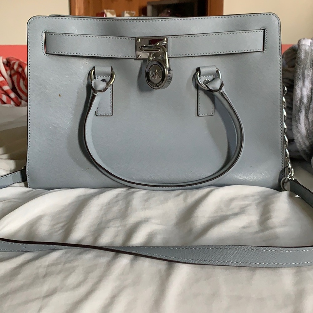 Light blue Micheal kors purse